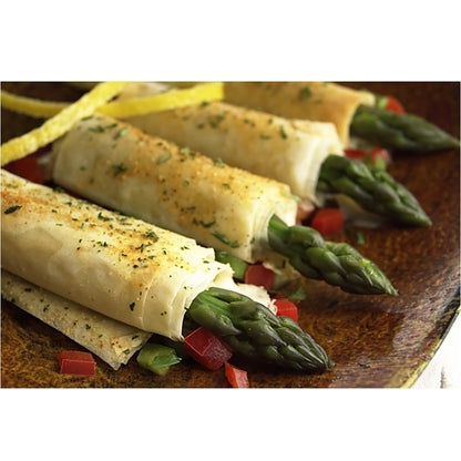 Cuisine Innovations Asparagus and Asiago Cheese Wrapped in Fillo - 100 per case. - DOT product image 4