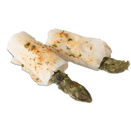 Cuisine Innovations Asparagus and Asiago Cheese Wrapped in Fillo - 100 per case. - DOT product image 3