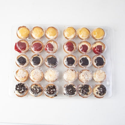 The Fillo Factory Mini Cheesecake Assortment, 60 x 1 oz Case - Bakery & Desserts