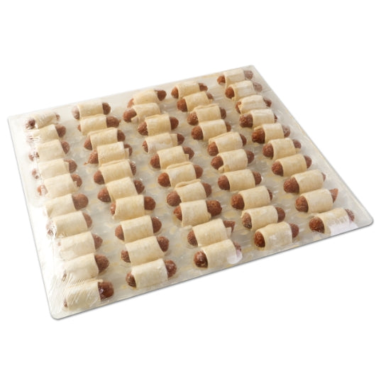 Cuisine Innovations Cocktail Beef Franks Wrapped in Puff Pastry, 10 x 10 ct Case - Frozen Snacks & Appetizers