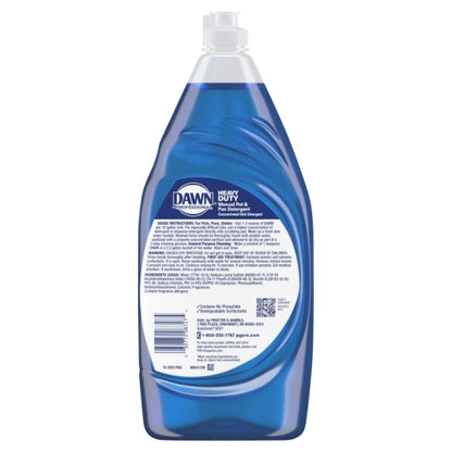 Dawn Professional Heavy Duty Manual Pot and Pan Dish Soap Detergent, 8 x 38 oz Case - DOT product image 4