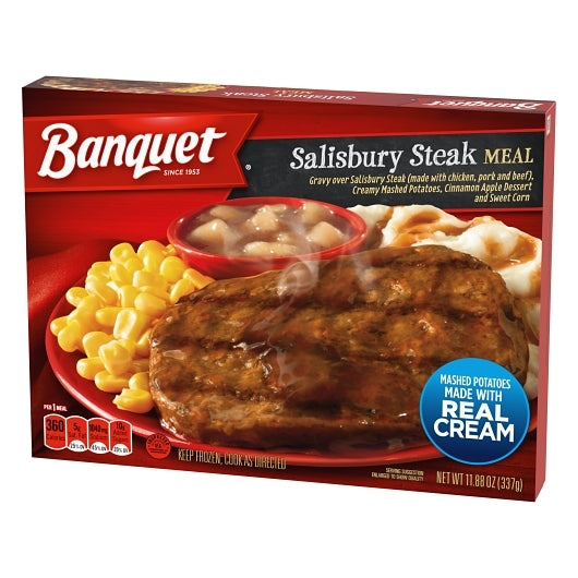 Banquet Salisbury Steak Meal, 12 x 11.88 oz Case - DOT product image 3