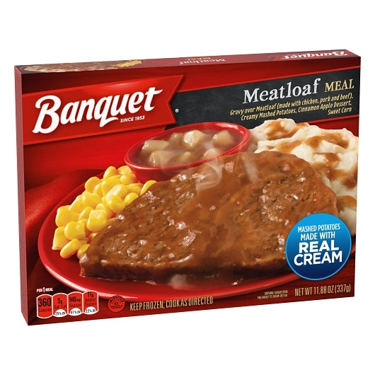 Banquet Classic Meatloaf Meal, 12 x 11.88 oz Case - DOT product image 2