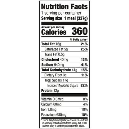 Banquet Classic Meatloaf Meal, 12 x 11.88 oz Case - DOT product image 4