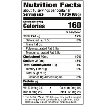 Banquet Chicken Breast Patties Bagged, 8 x 24 oz Case - DOT product image 4