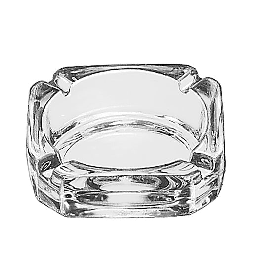Libbey Square Ashtray 3.75 Glass, 1 x 36 each Case - Tabletop Supplies