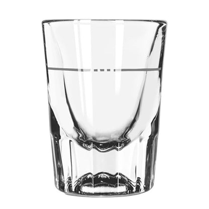 Libbey 2 Ounce Fluted Lined Whiskey - Line At 7/8 Ounce Glass, 1 x 48 each Case - DOT product image 2