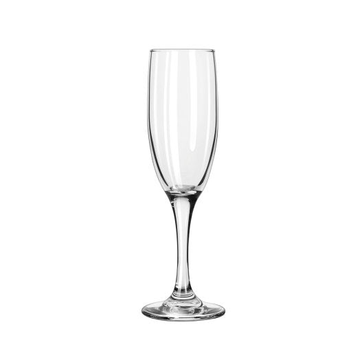 Libbey Embassy Flute Glass 6 Oz, 1 x 12 each Case - Glassware & Drinkware