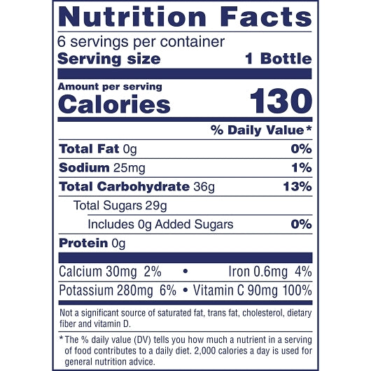 Ocean Spray 100% Cranberry Juice, 4 x 6 x 10 oz Case - DOT product image 6