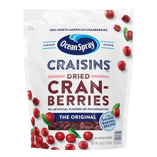 Craisins Original Craisins, 2 x 48 oz Case - Dried Fruit & Fruit Snacks