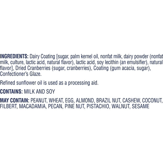 Ocean Spray Craisins Greek Yogurt Covered, 12 x 5 oz Case - DOT product image 7