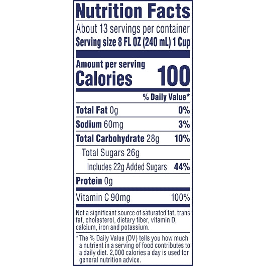 Ocean Spray Drink Cranberry Grape Juice Drink, 6 x 101.4 fl oz Case - DOT product image 6