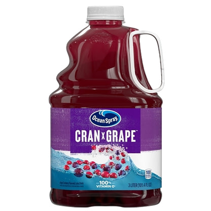 Ocean Spray Drink Cranberry Grape Juice Drink, 6 x 101.4 fl oz Case - Juices