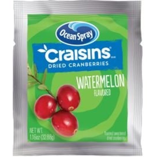 Ocean Spray Watermelon Craisins, 200 x 1.16 oz Case - Dried Fruit & Fruit Snacks