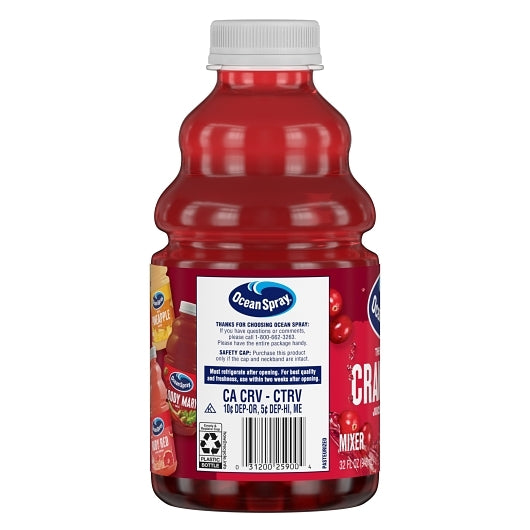 Bar Pac Cranberry Cocktail Juice, 12 x 32 fl oz Case - DOT product image 2