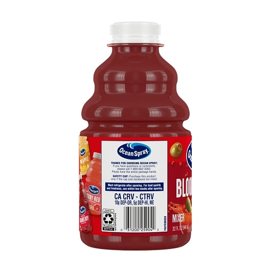 Bar Pac Bloody Mary Cocktail Mixer, 12 x 32 fl oz Case - DOT product image 2