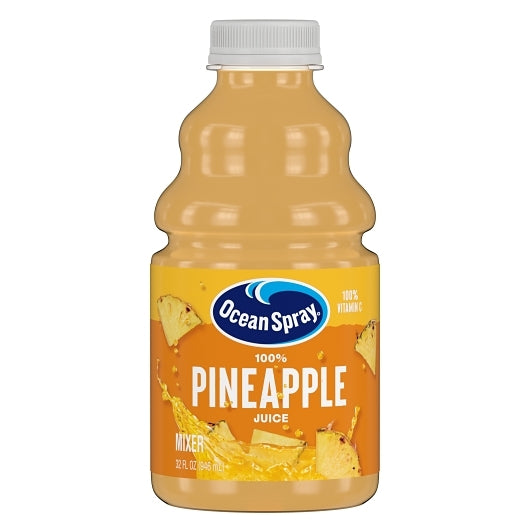 Ocean Spray Bar Pac Pineapple Juice, 12 x 32 fl oz Case - Beverages