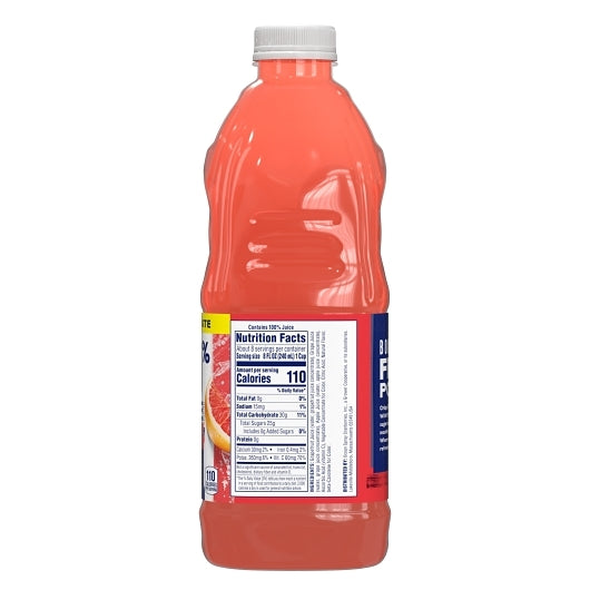 Ocean Spray 100% Ruby Red Grapefruit Juice, 8 x 60 fl oz Case - DOT product image 5