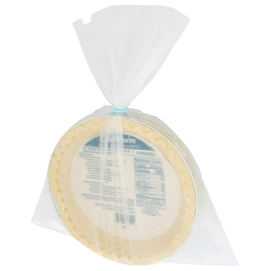 Chef Pierre Vegetable Shortening Deep Dish Unbaked 9 Inch Pie Shell, 4 x 5 x 9 IN Case - DOT product image 5