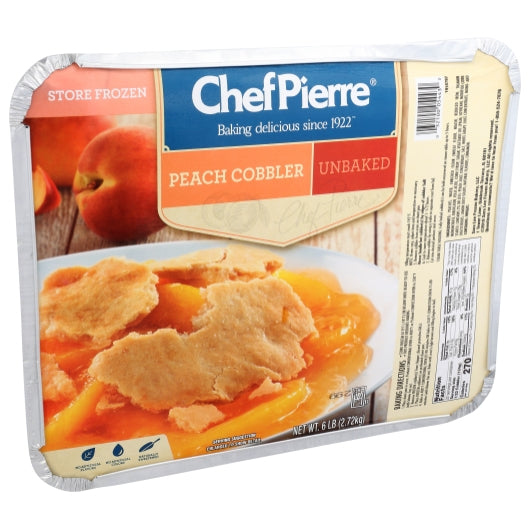 Chef Pierre Homestyle Peach Cobbler, 4 x 6 lb Case - DOT product image 3