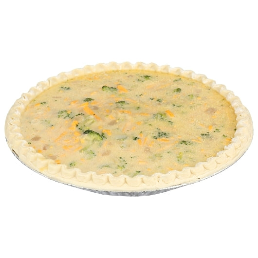 Chef Pierre 10 Inch Unbaked Broccoli Quiche, 6 x 38 oz Case - DOT product image 6