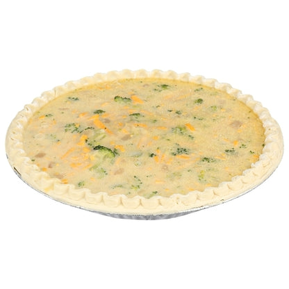 Chef Pierre 10 Inch Unbaked Broccoli Quiche, 6 x 38 oz Case - DOT product image 6