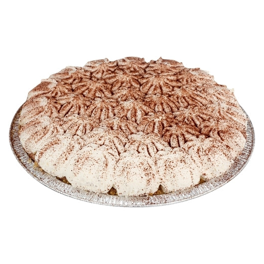 Chef Pierre 10 inch No Sugar Added Chocolate Cream Pie, 6 x 28 oz Case - Bakery & Desserts