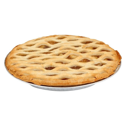 Chef Pierre 10 Inch Pre-Baked Apple Lattice Pie, 6 x 38 oz Case - Bakery & Desserts
