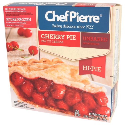 Chef Pierre 10 Inch No Sugar Added Made With Splenda Hi-Pie, 6 x 43 oz Case - DOT product image 2