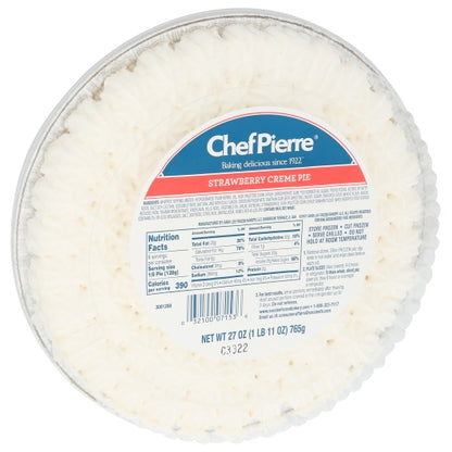 Chef Pierre Strawberry Cream Pie, 6 x 27 oz Case - DOT product image 3