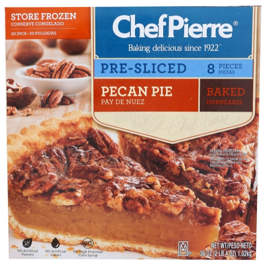 Chef Pierre 10 Inch Pecan Pie, 8 Slices per Pie, 6 x 36 oz Case - DOT product image 2
