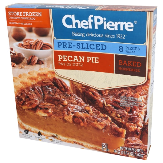 Chef Pierre 10 Inch Pecan Pie, 8 Slices per Pie, 6 x 36 oz Case - DOT product image 5