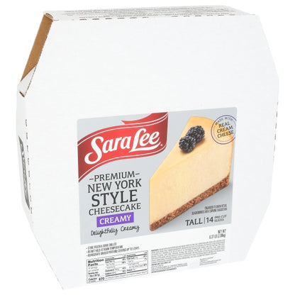 Sara Lee 10 Inch Restaurant Reserve Sliced Classic Tall New York Style Cheesecake, 2 x 102 oz Case - DOT product image 2