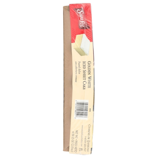 Sara Lee 12" x 16" Iced Golden White Sheet Cake, 4 x 76 oz Case - DOT product image 5