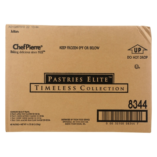 Chef Pierre Bear Claw Pastry Variety Pack (16 Apple, 16 Cheese, 8 Cherry, 8 Cinn Almond), 1 x 6 ct Case - DOT product image 2