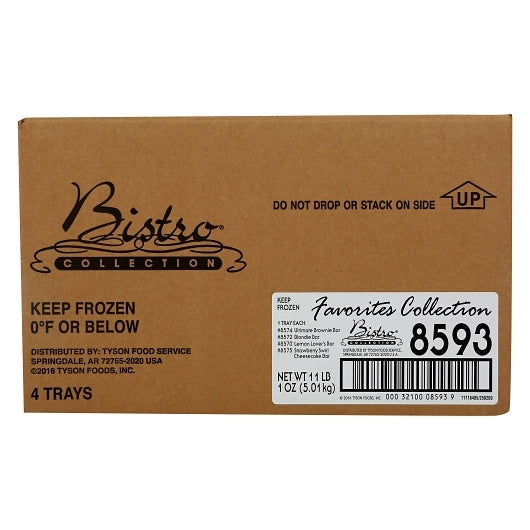 Bistro Collection Variety Pack Brownie Bars, 1 Ultimate, 1 Strawberry Swirl Cheesecake, 1 Lemon Lovers & 1 Blondie, 1 x - DOT product image 2