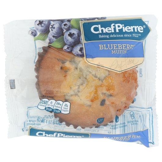 Chef Pierre Individually Wrapped Blueberry Muffin, 24 x 4 oz Case - DOT product image 2