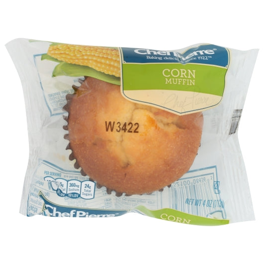 Chef Pierre Individually Wrapped Corn MUFFIN, 24 x 0.25 lb Case - DOT product image 2