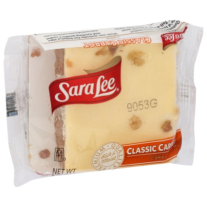 Sara Lee Individually Wrapped Carrot Cake, 24 x 2.25 oz Case - Bakery & Desserts