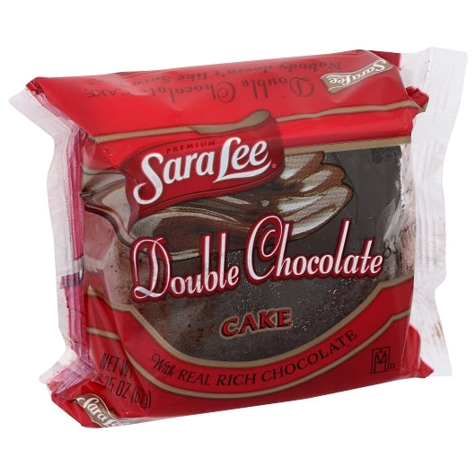Sara Lee Individually Wrapped Iced Chocolate Cake, 24 x 2.25 oz Case - Bakery & Desserts