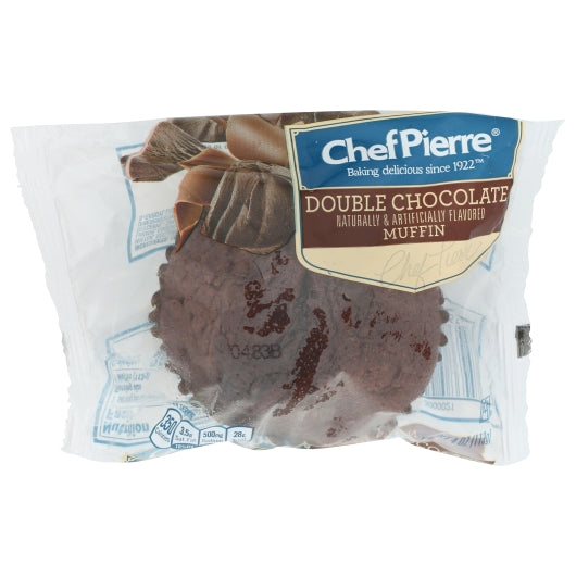 Chef Pierre Individually Wrapped Chocolate Chunk Muffin, 24 x 4 oz Case - Bakery & Desserts
