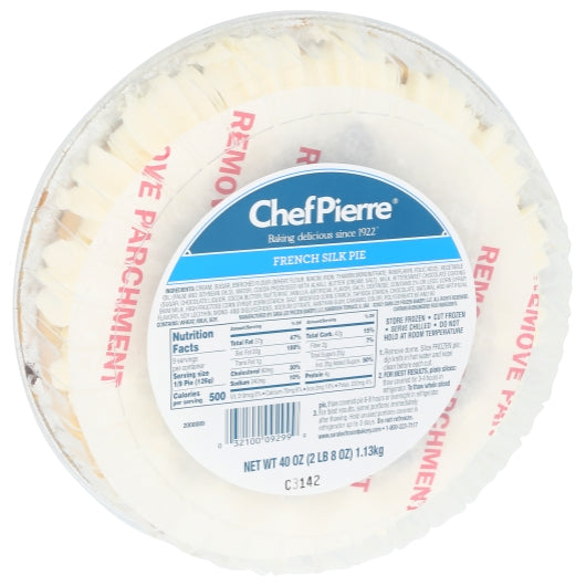 Chef Pierre 10 Inch Gourmet French Silk Pie, 4 x 2.5 lb Case - DOT product image 3