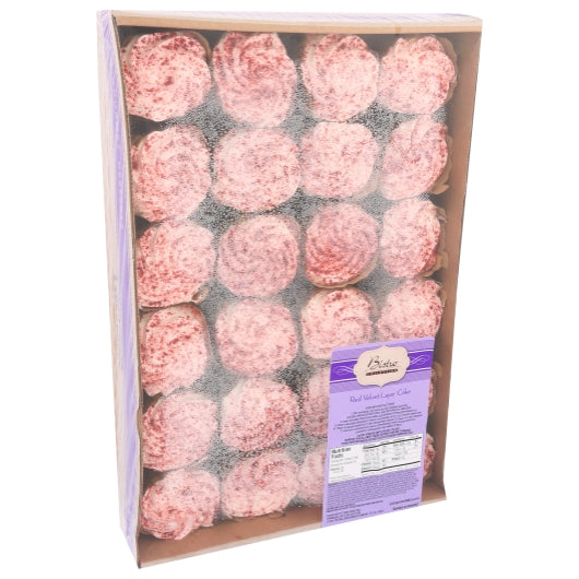 Bistro Collection Individual Red Velvet Layer Cake, 1 x 2.5 oz Case - Bakery & Desserts