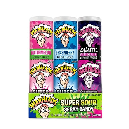 Warheads Super Sour Spray Candy, 24 x 12 x 0.68 fl oz Case - DOT product image 4