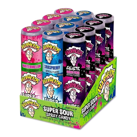 Warheads Super Sour Spray Candy, 24 x 12 x 0.68 fl oz Case - DOT product image 5