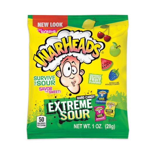 Warheads Extreme Sour Hard Candy Count Good, 15 x 12 x 1 oz Case - DOT product image 3