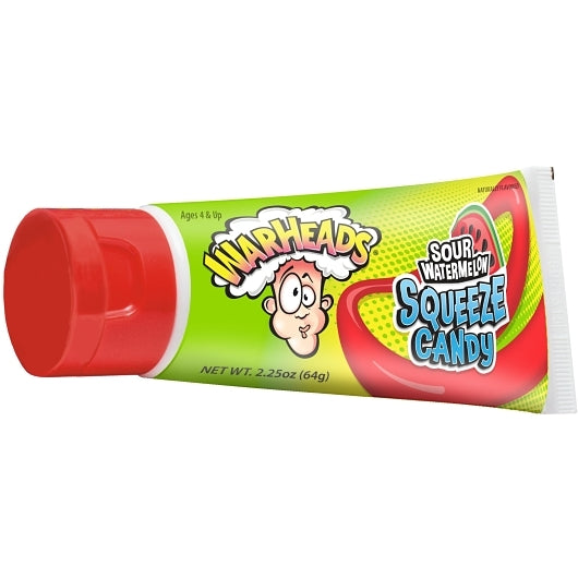 Warheads Sour Watermelon Squeeze Candy, 6 x 12 x 2.25 oz Case - Candy & Confections