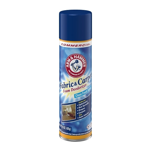 Arm & Hammer Fabric & Carpet Foam Deodorizer, 8 x 15 oz Case - Cleaners & Sanitizers