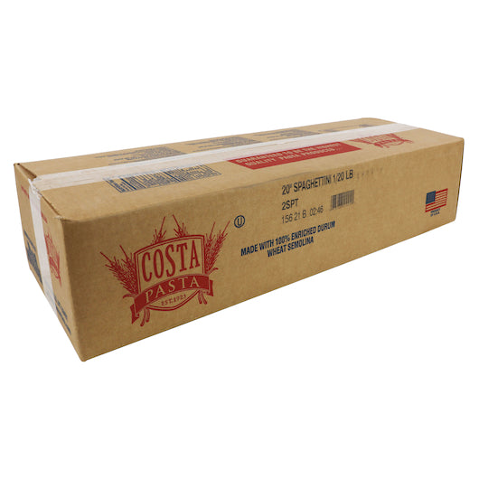 Costa Spaghettini Pasta 20 Inch, 1 x 20 lb Case - DOT product image 5