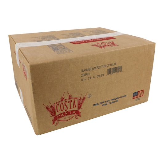 Costa Rotini Rainbow Pasta, 2 x 10 lb Case - DOT product image 7